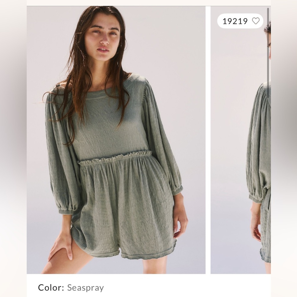 Seaspray Long Sleeve Romper